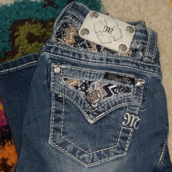 YOUTH SIZE 10 SKINNY JEANS MISS ME - Picture 1 of 4
